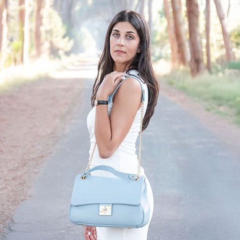 Ilenia - Leather shoulder bag